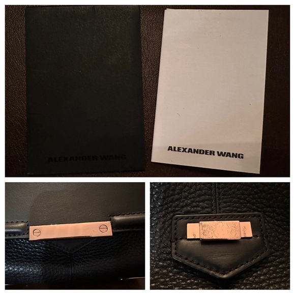 Alexander Wang Prism Crossbody in Black Leather with Rose Gold Accents - Picture 8 of 8